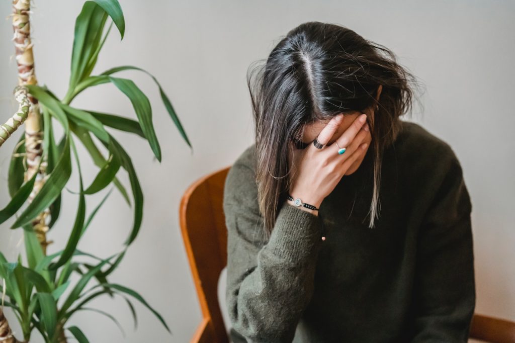 Femme stressée