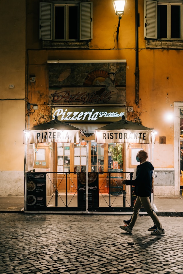 Espace de pizzeria