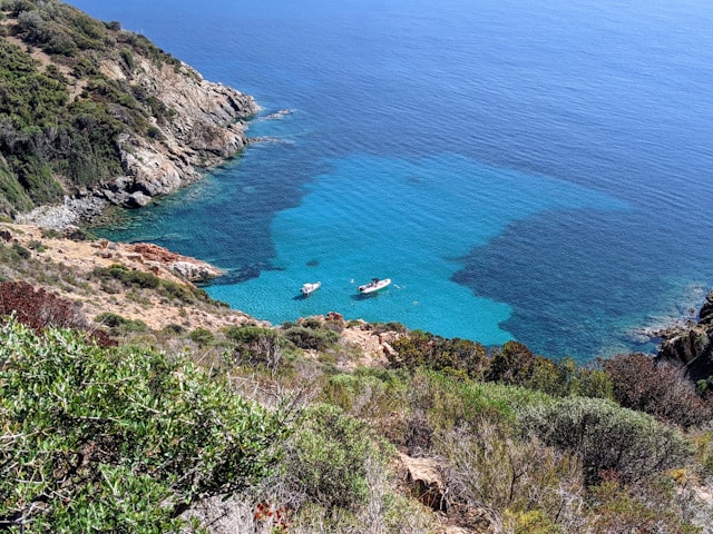 Une vue agréable sur la Corse
